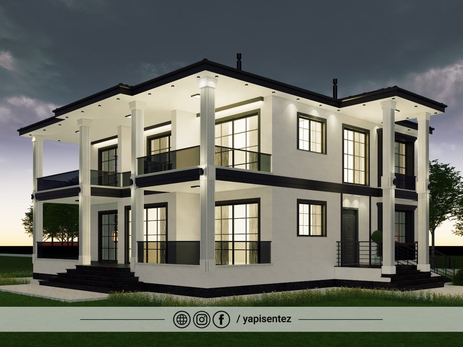 samsun çarşamba villa modelleme render (2) samsun carsamba villa modelleme render 2